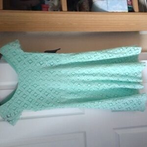 AB Studio Mint Green Lace Dress